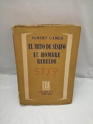 Imagen del vendedor de El mito de Ssifo. El hombre rebelde (Primera edicin 1953) a la venta por Libros Angulo