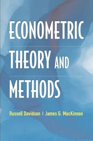 Immagine del venditore per Econometric Theory and Methods venduto da GreatBookPrices