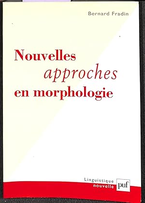 Seller image for NOUVELLES APPROCHES EN MORPHOLOGIE. for sale by Librera Smile Books