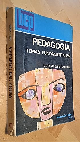 Imagen del vendedor de Pedagoga. Temas fundamentales a la venta por Llibres Bombeta