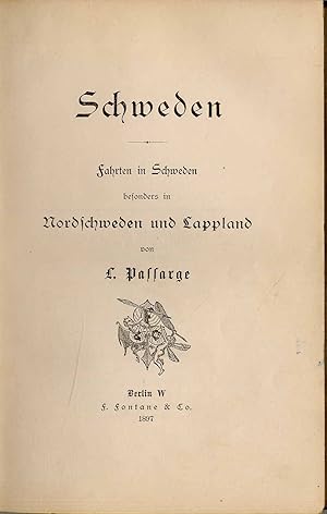 Imagen del vendedor de Schweden. Fahrten in Schweden, besonders in Nordschweden und Lappland. a la venta por Rainer Kurz - Antiquariat in Oberaudorf