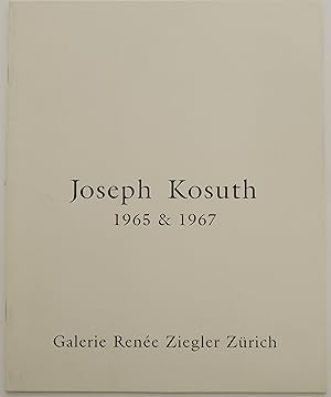 Immagine del venditore per Protoinvestigations 1965 & The First Investigastions 1967. Katalog. Texte von Kosuth (Statements) venduto da M + R Fricke