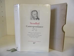 Correspondance, Tome III : 1835-1842. Préface par V. del Litto. Edition établie et annotée par He...