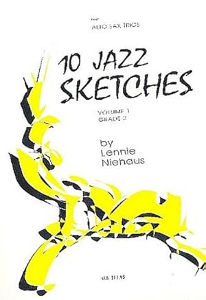 Bild des Verkufers fr 10 Jazz Sketches vol.1for 3 alto saxophones : score zum Verkauf von AHA-BUCH GmbH