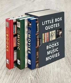 Bild des Verkufers fr The Little Box of Quotes : For Lovers of Books, Music and Movies zum Verkauf von AHA-BUCH GmbH