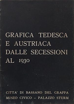 Seller image for Grafica tedesca e austriaca dalle secessioni al 1930 for sale by FABRISLIBRIS
