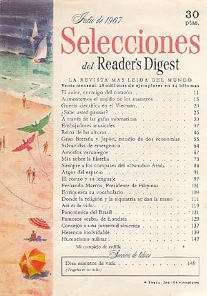 Imagen del vendedor de SELECCIONES DEL READER'S DIGEST. JULIO 1967 a la venta por Librera Vobiscum