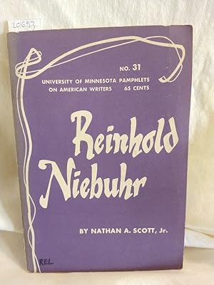 Bild des Verkufers fr Reinhold Niebuhr. (= University of Minnesota Pamphlets on American Writers, No. 31). zum Verkauf von Versandantiquariat Waffel-Schrder