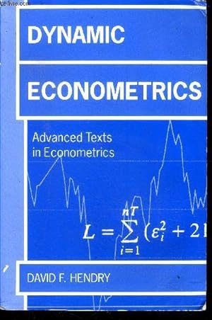 Seller image for Dynamic Econometrics - advanced texts in econometrics for sale by Le-Livre