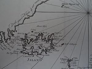 Zusamen gezogene Karte von den Nord-Meeren. Zur allgemeinen Historie der Reisen. Kupferstichkarte...