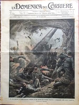 La Domenica del Corriere 23 Aprile 1916 WW1 Cristo di Mantegna Raicevich Cadorna