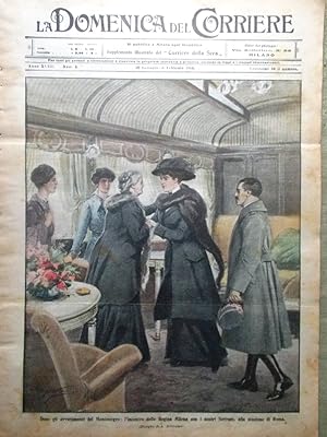 La Domenica del Corriere 30 Gennaio 1916 WW1 Pontida Loppio Borghese Austriaci