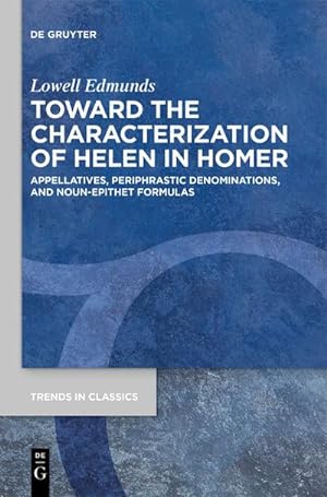 Immagine del venditore per Toward the Characterization of Helen in Homer venduto da BuchWeltWeit Ludwig Meier e.K.