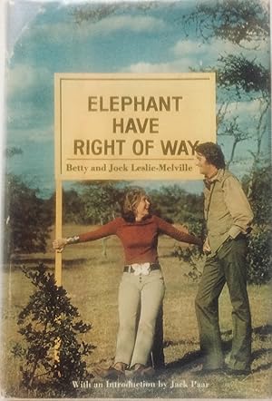 Bild des Verkufers fr Elephant Have Right Of Way zum Verkauf von Jay's Basement Books