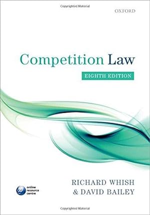 Bild des Verkufers fr Competition Law zum Verkauf von WeBuyBooks