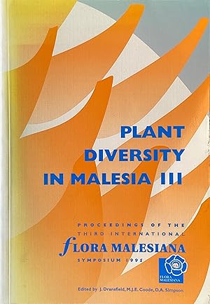 Seller image for Plant diversity in Malesia III. for sale by Acanthophyllum Books