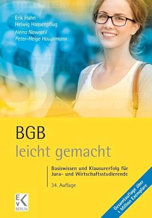 Seller image for BGB - leicht gemacht. : Basiswissen und Klausurerfolg fr Jura- und Wirtschaftsstudierende. for sale by AHA-BUCH GmbH