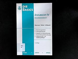 Bild des Verkufers fr Basic Zivilrecht IV - Zivilprozessrecht. (Skripten - Zivilrecht). zum Verkauf von Antiquariat Bookfarm