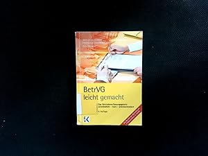 Imagen del vendedor de BetrVG - leicht gemacht: Das Betriebsverfassungsgesetz verstndlich   kurz - praxisorientiert. (GELBE SERIE). a la venta por Antiquariat Bookfarm