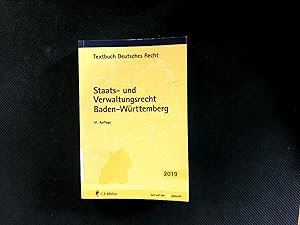 Bild des Verkufers fr Staats- und Verwaltungsrecht Baden-Wrttemberg. (Textbuch Deutsches Recht). zum Verkauf von Antiquariat Bookfarm