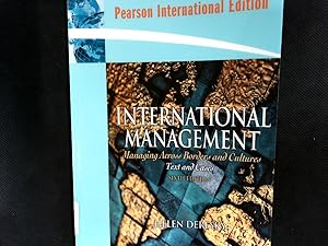 Seller image for International Management: Managing Across Borders and Cultures: Text und Cases. for sale by Antiquariat Bookfarm