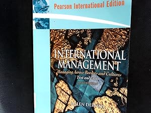 Seller image for International Management: Managing Across Borders and Cultures. Text and Cases for sale by Antiquariat Bookfarm