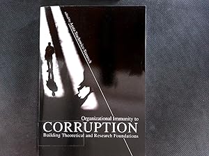 Seller image for Organizational Immunity to Corruption: Building Theoretical and Research Foundations. for sale by Antiquariat Bookfarm