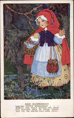Bild des Verkufers fr Knstler Ansichtskarte / Postkarte Sowerby, M., Red Riding Hood - Favorite Nursery Stories zum Verkauf von akpool GmbH
