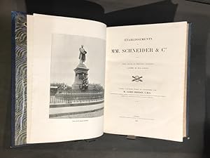 Etablissements de MM. Schneider & Cie. Siège social et direction générale à Paris. D'après l'ouvr...