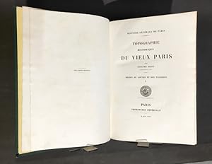 Topographie Historique du Vieux Paris. Région du Louvre et des Tuileries I) [seul, sur 2].