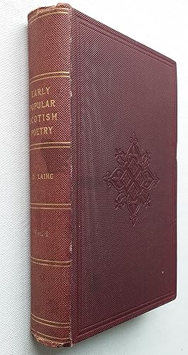 Image du vendeur pour Early Popular Poetry of Scotland and the Northern Border Volume 1 only mis en vente par Mr Mac Books (Ranald McDonald) P.B.F.A.