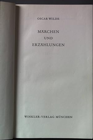 Bild des Verkufers fr Mrchen und Erzhlungen zum Verkauf von books4less (Versandantiquariat Petra Gros GmbH & Co. KG)