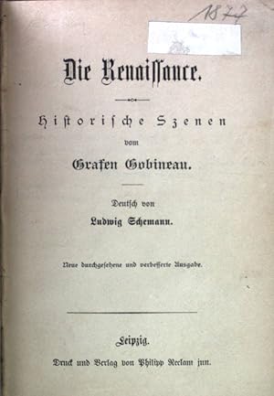 Image du vendeur pour Die Renaissance: historische Szenen. mis en vente par books4less (Versandantiquariat Petra Gros GmbH & Co. KG)