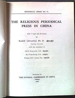 Seller image for The religious periodical press in China. Sinological series ; No. 57 for sale by books4less (Versandantiquariat Petra Gros GmbH & Co. KG)