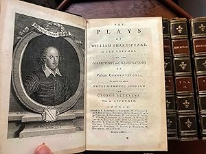 Seller image for The plays of William Shakespeare in ten volumes. Ten vols, complete collection for sale by Campbell Llibres