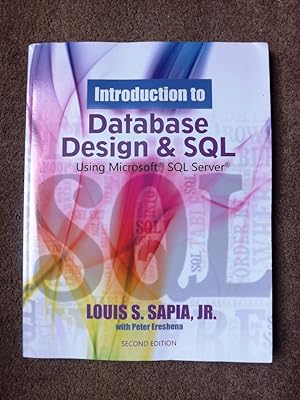 Immagine del venditore per Introduction to Database Design and SQL venduto da Lacey Books Ltd