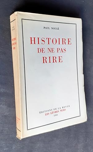 Seller image for Histoire de ne pas rire - for sale by Le Livre  Venir