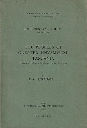 Imagen del vendedor de The peoples of greater Unyamwezi Tanzania (Nyamwezi, Sukuma, Sumbwa, Kimbu, Konongo) a la venta por Antiquariat Immanuel, Einzelhandel