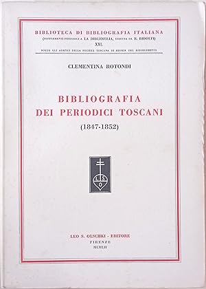 Bibliografia dei periodici toscani (1847-1852).