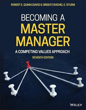 Bild des Verkufers fr Becoming a Master Manager : A Competing Values Approach zum Verkauf von AHA-BUCH GmbH