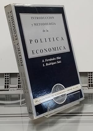 Imagen del vendedor de Introduccin y metodologa de la poltica econmica (3 edicin) a la venta por Librera Dilogo