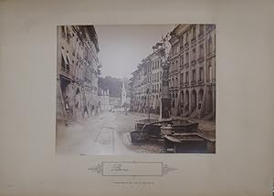 Bild des Verkufers fr Zwei groformatige Fotografien (Albumin-Abzge) von Bern. zum Verkauf von Antiquariat Rainer Schlicht