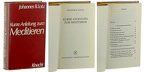 Seller image for Kurze Anleitung zum Meditieren. for sale by Antiquariat Lehmann-Dronke