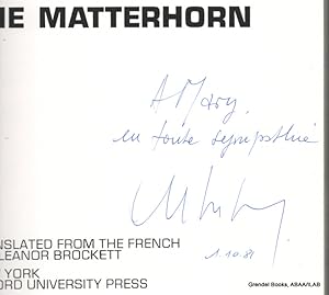 Bild des Verkufers fr Men and the Matterhorn. zum Verkauf von Grendel Books, ABAA/ILAB