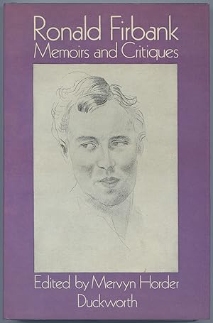 Bild des Verkufers fr Ronald Firbank: Memoirs and Critiques zum Verkauf von Between the Covers-Rare Books, Inc. ABAA