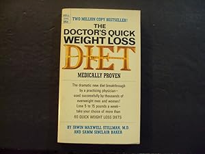 Immagine del venditore per The Doctor's Quick Weight Loss Diet pb Irwin Maxwell Stillman, Samm Sinclair Baker venduto da Joseph M Zunno