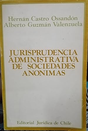 Imagen del vendedor de Jurisprudencia administrativa de sociedades annimas a la venta por Librera Monte Sarmiento