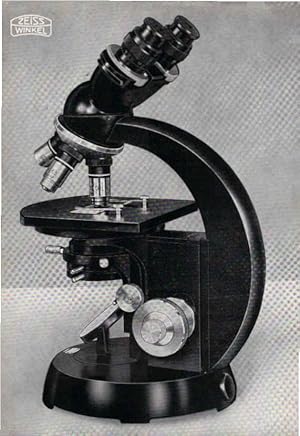 Zeiss Winkel. Microscopio - Standard GF 321. [Werbeblatt]