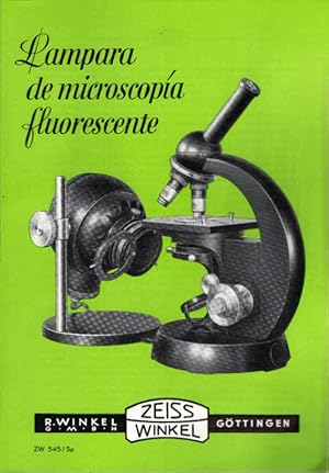 Zeiss Winkel. Lampara de microscopia fluorescente. [Werbeblatt]