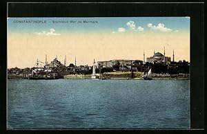 Bild des Verkufers fr Ansichtskarte Constantinople, Stamboul Mer de Marmara zum Verkauf von Bartko-Reher